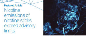Figure from article: Nicotine levels in...